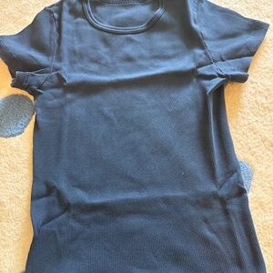 Navy blue cute shirt